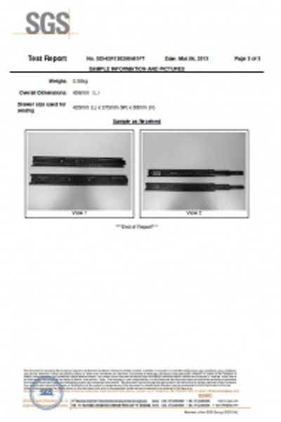 滑轨SGS测试报告3